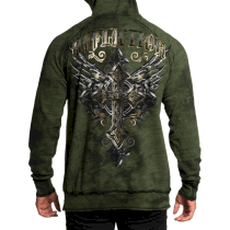  Кофта Affliction Stone Grail xxxl зеленый