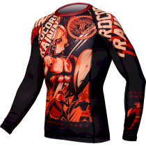 Рашгард Hardcore Training Sparta Black 2.0 LS xs красный