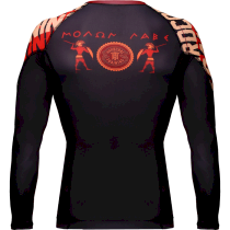 Рашгард Hardcore Training Sparta Black 2.0 LS s красный