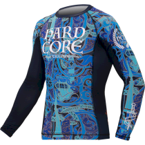 Рашгард Hardcore Training Knight Navy/Blue LS xs голубой