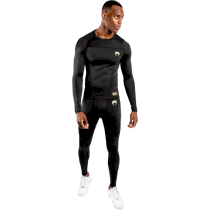 Компрессионные штаны Venum G-Fit Black/Gold XS черный