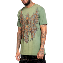 Футболка Affliction Absolution Green xxxl зеленый