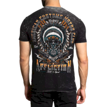 Двухсторонняя футболка Affliction Abysmal Tide xxxxl серый