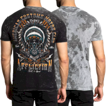 Двухсторонняя футболка Affliction Abysmal Tide xxxxl серый