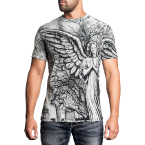 Футболка Affliction Grave Angel White