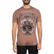 Футболка Affliction All In xxl коричневый