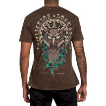 Футболка Affliction Nightwatch xl коричневый