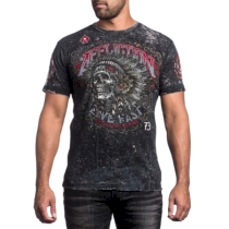 Двухсторонняя футболка Affliction AC Iroquois xxl серый