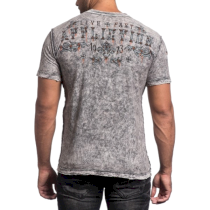 Двухсторонняя футболка Affliction AC Iroquois xxl серый