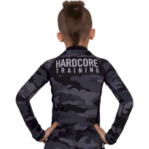 Детский рашгард Hardcore Training Night Camo 2.0 10 лет серый