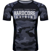 Рашгард Hardcore Training Night Camo 2 SS xs серый