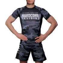 Рашгард Hardcore Training Night Camo 2 SS xs серый