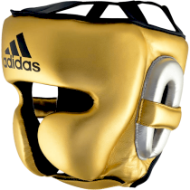 Боксёрский шлем Adidas Adistar Pro Metallic G золотой M