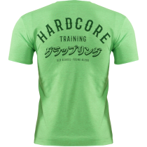 Футболка Hardcore Training No-Gi Grappling Neon Green Melange L 