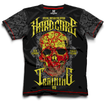 Футболка Hardcore Training Skull Folk Black L 