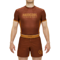 Рашгард Hardcore Training NeoComp Brown xs коричневый