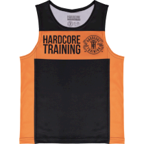 Детская тренировочная майка Hardcore Training Black/Orange