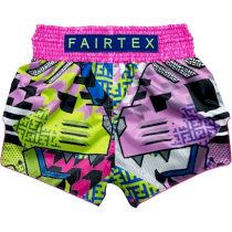 Тайские шорты Fairtex Abstraction l розовый