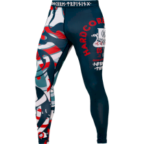 Компрессионные штаны Hardcore Training Nordic Pattern Blue/White xl белый