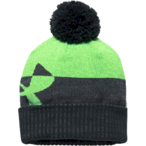 Шапка Under Armour Boy's Pom Black/Green 