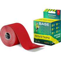 Кинезио тейп RaveTape 5*5 красный