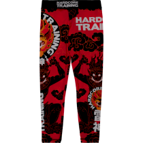 Детские компрессионные штаны Hardcore Training Raijin Black/Red