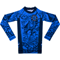 Детский рашгард Hardcore Training Heraldry Blue LS