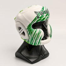 Боксерский шлем Twins FHGL3-TW2 Green/White. белый m