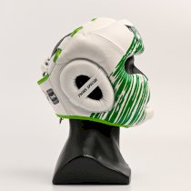 Боксерский шлем Twins FHGL3-TW2 Green/White. белый m