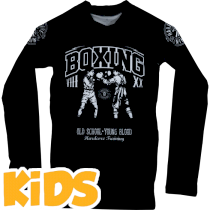 Детский рашгард Hardcore Training Kids Black