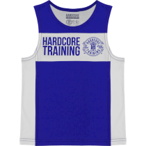 Детская тренировочная майка Hardcore Training Blue/White