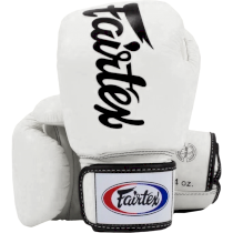 Боксерские перчатки Fairtex BGV19 Tight Fit Deluxe White