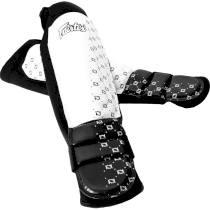 Защита голени Fairtex SP6 Solid White/Black