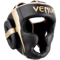 Боксерский шлем Venum Elite Black/Gold