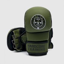 Гибридные перчатки Hardcore Training Skull Green/Black