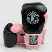 Детские боксерские перчатки Hardcore Training HardLea Black/Pink