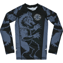 Детский рашгард Hardcore Training Heraldry Black LS