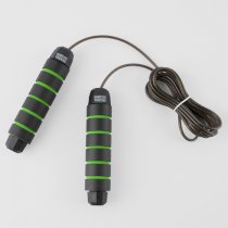 Классическая скакалка Hardcore Training Skipping Rope Black/Green