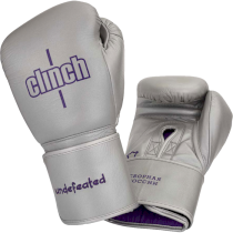 Боксёрские перчатки Clinch Undefeated Russian Team серебристые