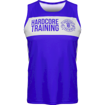 Тренировочная майка Hardcore Training Blue/White