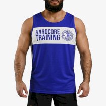 Тренировочная майка Hardcore Training Blue/White