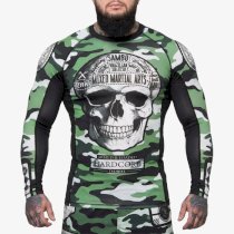 Рашгард Hardcore Training Fear Zone Green Camo
