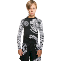 Детский рашгард Hardcore Training Ta Moko Black