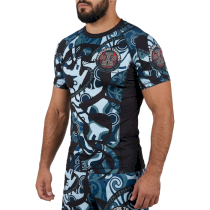 Рашгард Hardcore Training Nordic Ornament Black/Gray SS