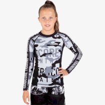 Детский рашгард Hardcore Training Camo 2.1 LS Grey