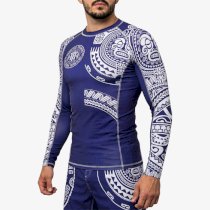 Рашгард Hardcore Training Ta Moko Purple