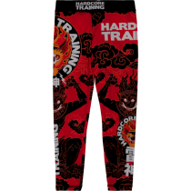 Детские компрессионные штаны Hardcore Training Raijin Black/Red