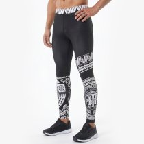 Компрессионные штаны Hardcore Training Ta Moko Black