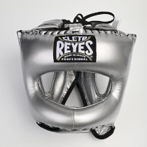 Бамперный боксёрский шлем Cleto Reyes E388 серебряный